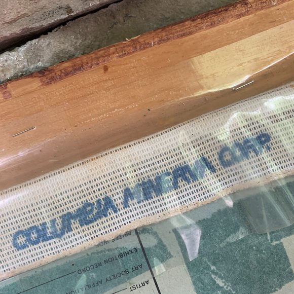 VTG Quail Needlepoint 70s Framed Columbia Minerva Framed Birds Boho Embroidery - Picture 8 of 12